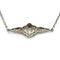 Collier Collier Art Déco or blanc diamants 58 Facettes 240178R