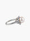 Bague 48.5 Bague or blanc perle et diamants 58 Facettes 2069