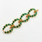 Boucles d'oreilles BOUCHERON - Demie-parure Or Jaune et Chrysoprases 58 Facettes