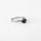 Bague 51 Bague Or blanc Saphir Diamants 58 Facettes