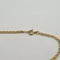 Gourmette or jaune 18 carats 58 Facettes