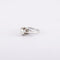 Bague 46 / Blanc/Gris / Or 750 Bague Solitaire Diamant 0.45 carat 58 Facettes 180182R