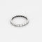 Bague 56 Alliance américaine en or blanc et diamants 58 Facettes MON1251