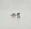 Boucles d'oreilles Boucles d’oreilles or blanc serties de diamants baguettes 58 Facettes