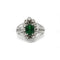 Bague 52 Bague or diamants émeraude 58 Facettes 230252R