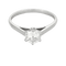 Bague 58 Bague solitaire en or gris et diamant 1 carat environ 58 Facettes 58FC122