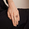 Bague 46 Bague Or jaune, quartz rose 58 Facettes