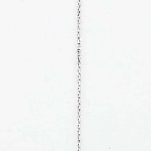 Collier Collier Or blanc Diamants 58 Facettes