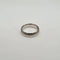 Bague 54.5 Alliance or blanc 18 carats sertie d’un diamant naturel 58 Facettes