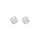 Boucles d'oreilles Paire de Boutons d'oreilles en or blanc et diamants 58 Facettes 58FC134