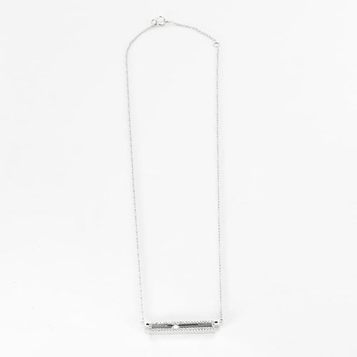 Collier Collier en or blanc et diamants 58 Facettes LEN1945