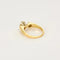 Bague 58 Solitaire or jaune et gris, diamants 58 Facettes BEA3349