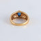 Bague 59 Bague Saphir pavage Diamants 58 Facettes FM114