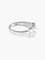 Bague 54 Bague solitaire pavée en or gris et diamants 0,99 ct 58 Facettes 422 50064