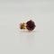 Boucles d'oreilles Boucles d'oreilles or rose grenat rouge 58 Facettes