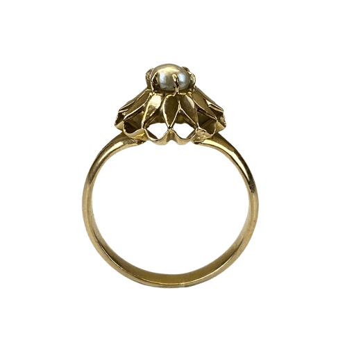 Bague 52 Bague fleur en or jaune 18K 3,08 g 58 Facettes 250283