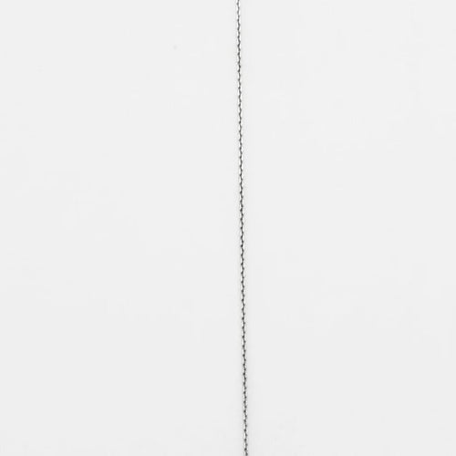 Collier Collier or blanc 18 carats sertie d'un diamant princesse 58 Facettes