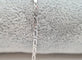 Bracelet Gourmette en Or Blanc 58 Facettes