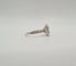 Bague 53 Bague or blanc sertie de diamants baguettes et diamants ronds 58 Facettes
