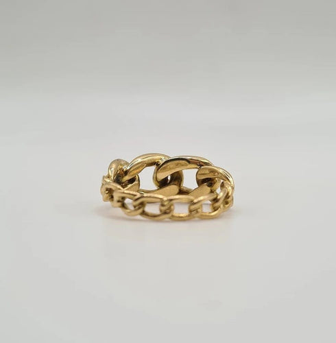 Bague 54.5 Bague or jaune 18 carats sertie de diamants 58 Facettes