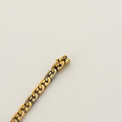 Bracelet Bracelet gourmette trois ors 58 Facettes TOU1817