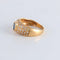 Bague 59 Bague Saphir pavage Diamants 58 Facettes FM114