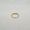 Bague 52 Demi-alliance or jaune 18 carats sertie de diamants 58 Facettes