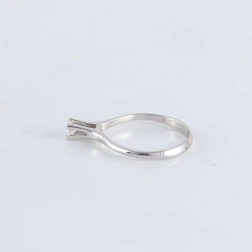 Bague 49 Bague Solitaire 0.16ct 58 Facettes FM104