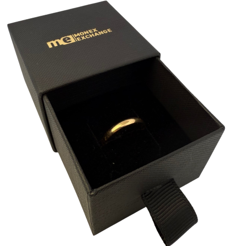 Bague 53.5 Alliance simple - Bague en or jaune 18K 1,33 g 58 Facettes 250081
