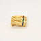 Boucles d'oreilles Boucles d’oreilles clips corne d’abondance en or jaune 18k et pierres 58 Facettes AB32
