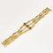 Bracelet Bracelet filigrané en or jaune et saphirs 58 Facettes MONTE0398