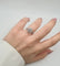Bague 52 Bague or blanc palladié sertie de diamants naturels 58 Facettes