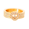 Bague 60.5 Chopard Happy Diamonds - Bague en or jaune 18 carats et diamants 0,74 ct 58 Facettes 3287