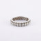 Bague 53 / Blanc/Gris / Or 750 Alliance américaine Diamants 0.90ct 58 Facettes 170157R
