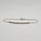 Bracelet Bracelet or blanc serti d’une barrette de diamants 58 Facettes