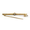 Broche Broche Barrette - Or jaune, Platine, Aigue-Marine & Diamants 58 Facettes 250389R
