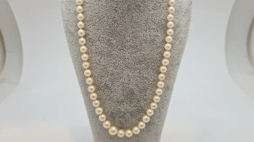 Collier Collier en Or jaune, perle de culture 58 Facettes