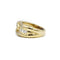 Bague 54 Bague or jaune et diamants 58 Facettes 220099R