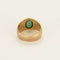 Bague 50 Bague chevalière en or jaune et turquoise 58 Facettes RAM3379