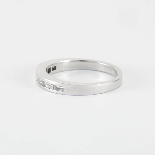 Bague 53 Bague en Or Blanc & diamants 58 Facettes