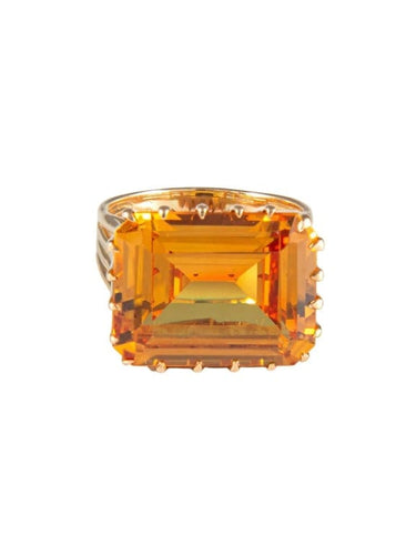 Bague 56 Bague Citrine 58 Facettes