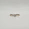 Bague 50 Solitaire or blanc serti d'un diamant 58 Facettes