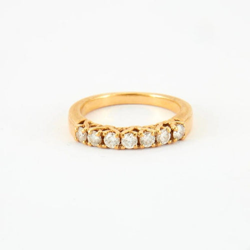 Bague 52 Bague Or jaune Diamants 58 Facettes