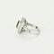 Bague 53.5 Bague or gris, émeraude et diamants 58 Facettes 58FC158