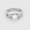 Bague 49.5 Bague Solitaire en or blanc et diamants 58 Facettes B250689