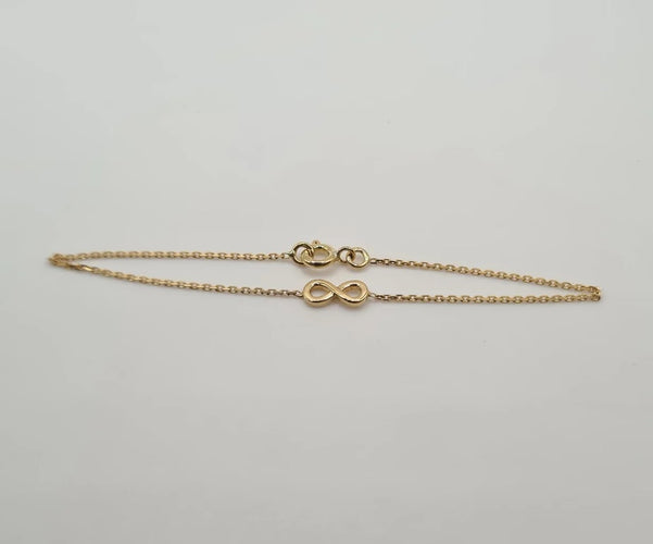 Bracelet Bracelet "infini" or jaune 58 Facettes