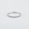 Bague 52 Bague en or blanc & diamants 58 Facettes