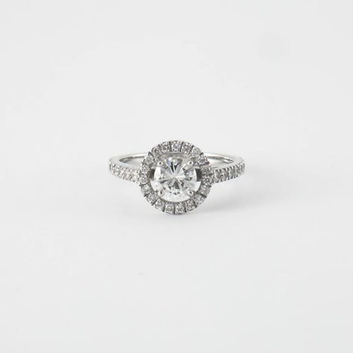 Bague 52 Bague or blanc & diamants 58 Facettes