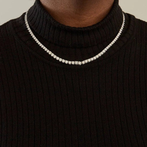 Collier Collier Ligne Diamants - 9 cts. 58 Facettes