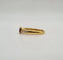 Bague 55.5 Bague or jaune sertie d’un rubis et diamants 58 Facettes